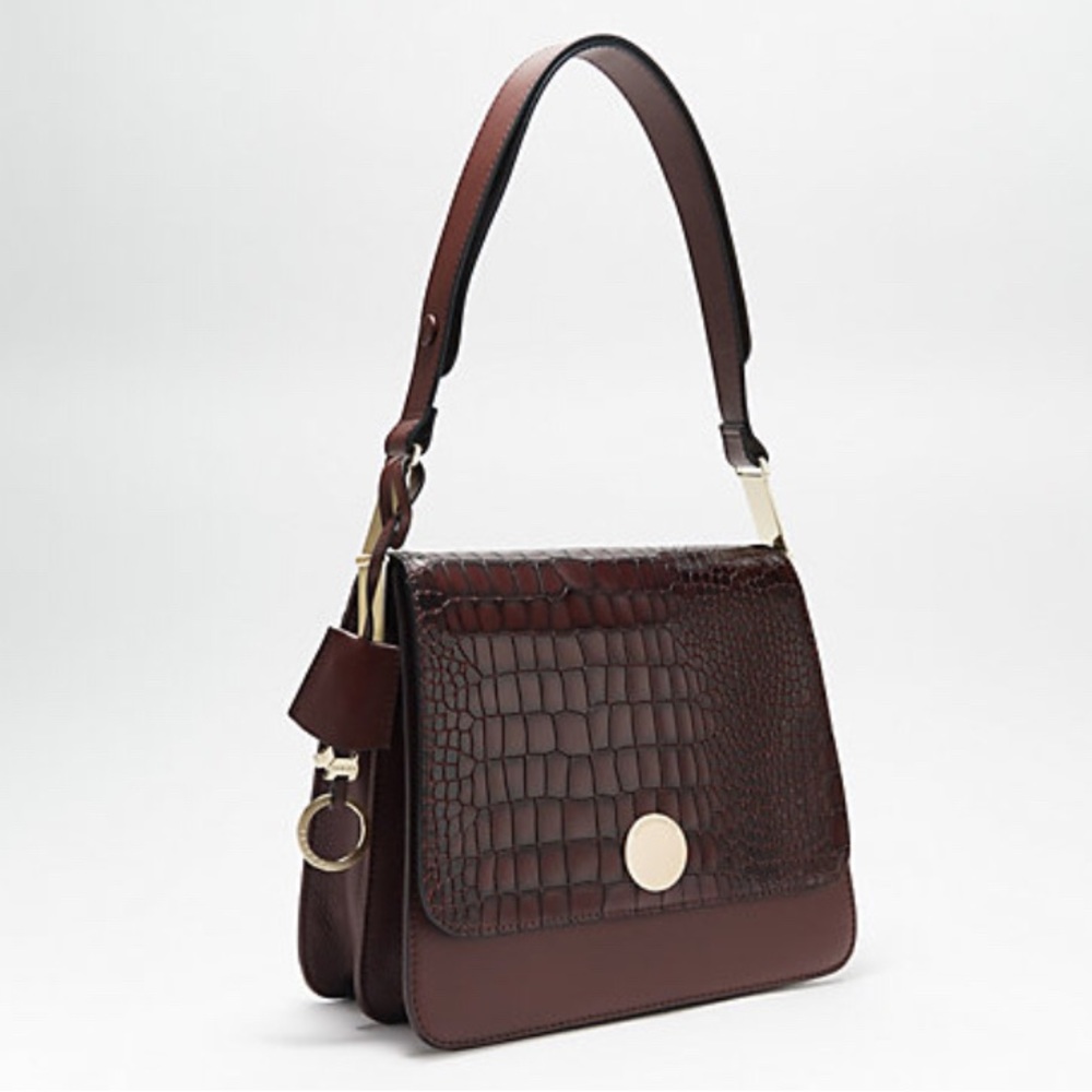 BRAND NEW W/TAGS RADLEY LONDON PORTER STREET CROC EMBOSSED FLAP SHOULDER BAG🤩 - Picture 12 of 14